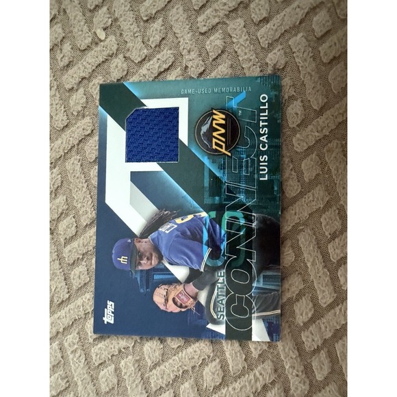 Other - 2024 Topps Series 1 Luis Castillo CITY CONNECT RELIC CC-LC Mariners game used